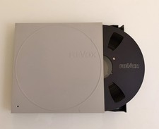Tonbandspule REVOX 26,5 Alu schwarz im Schuber