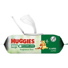 Extra Large Baby Wipes Unscented 1 Pack Flip-Top Lid 42 Count Hypoallergenic