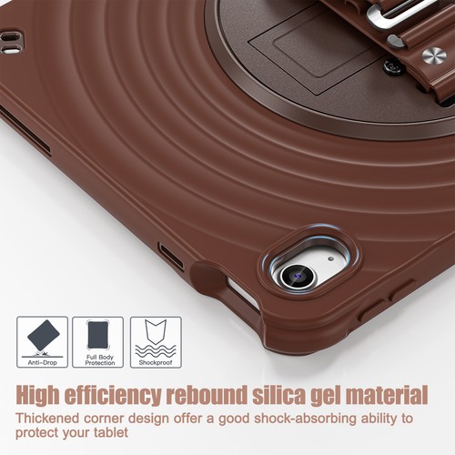 Ripple Shockproof Silikon Handschlaufe Ständer Hülle Cover für iPad (A16) 11. 2025 - Bild 27 von 41