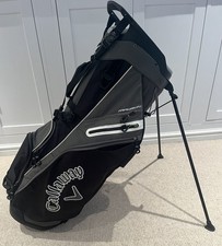 Callaway Fairway 14 Golf Stand Bag Black/Grey Excellent Condition/ Rain Hood