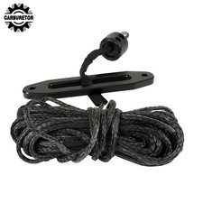 1/4"×50' 8500Lbs W/ Sheath Synthetic Winch Rope For ATV UTV Line Recovery Cable