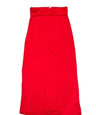 Urban Outfitters Midi convertible Skirt dress maxi Y2K preppy Red XL A006870
