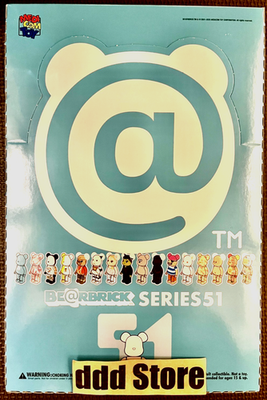 #ad Medicom Toy series 51 bearbrick Be@rbrick 1 BOX 24pcs $138.79