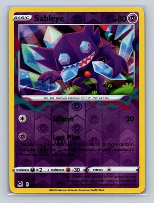 SWSH11: Lost Origin #070/196 Sableye Reverse Holo
