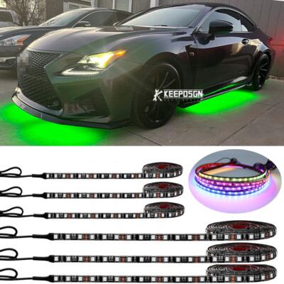 RGB Dreamy Lamp Underglow LED Neon Light Strip For Lexus IS250