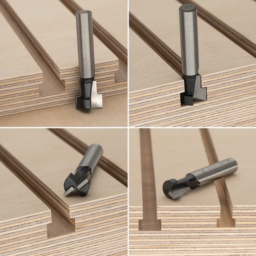 ENT 09055 5-tlg. HW T-Nutfräser-Set optimiert für M5 M6 M8 M10 M12 - Bild 5 von 6