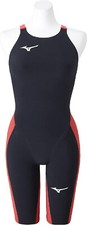 MIZUNO Swimsuit Women GX SONIC 6 CR FINA N2MGA702 Black Red Size XL