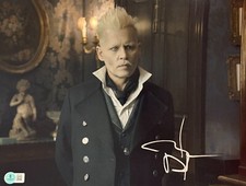 Johnny Depp Signed 11x14 Photo Fantastic Beasts Authentic Autograph Beckett Johnny Depp Signed 11x14 Photo Fantastic Beasts Authentic Autograph Beckett