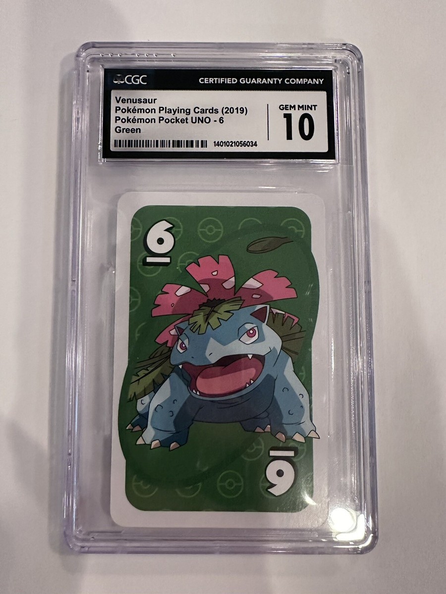 Venusaur GREEN #6 Pokemon Japanese Pocket UNO Card CGC 10