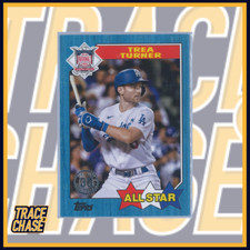 2022 Topps Series 2 BB Trea Turner 1987 Topps All Star Blue #87AS-40