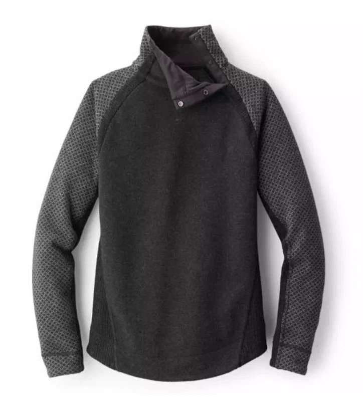 prana brandie pullover high neck eu sweater
