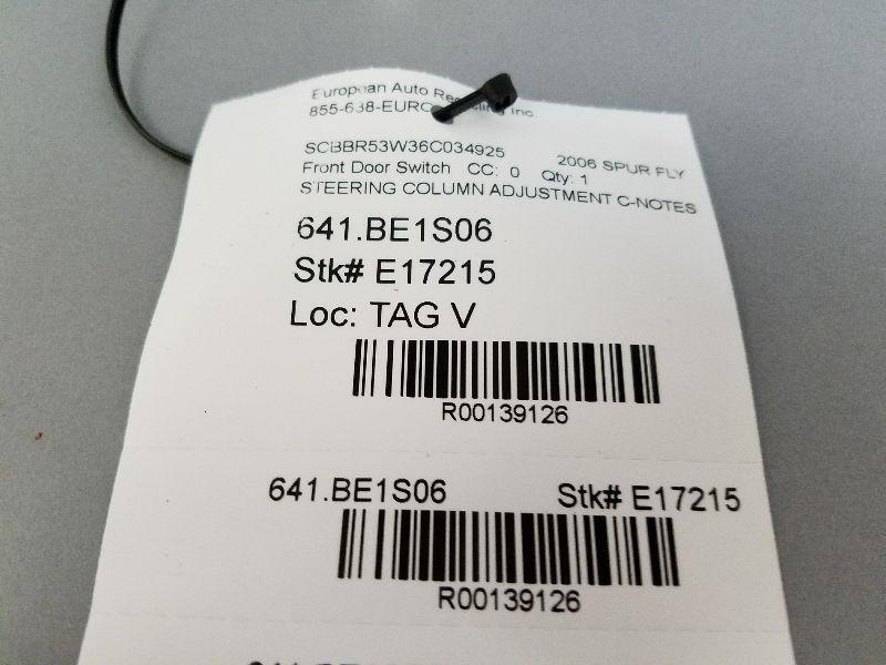 2005-2008 Bentley Continental Steering Column Switch 3W0953551B