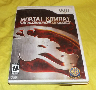   NINTENDO Wii  MORTAL KOMBAT ARMAGEDDON REPLACEMENT CASE NO GAME DISC