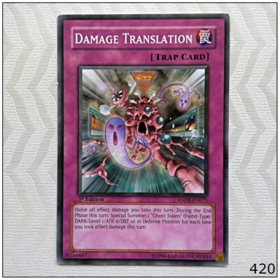 Damage Translation - ANPR-EN071 - Common 1st Edition Yugioh | eBay