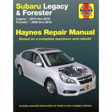 Subaru Legacy Forester 2009-2016 Reparaturhandbuch Haynes