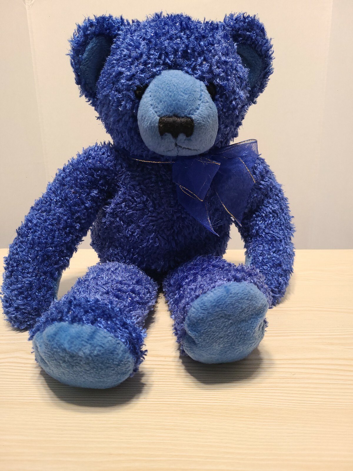 dark blue colour teddy bear