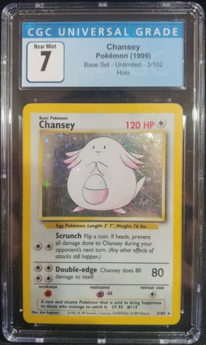 Chansey graded CGC 7 for sale on eBay