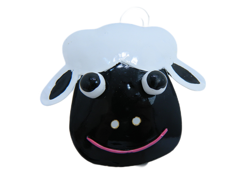 Metal Sheep Garden Ornament Hanging Tea light Candle Holder - Sheep Lamb