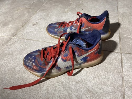 NIKE Kobe X American Flag Red White 