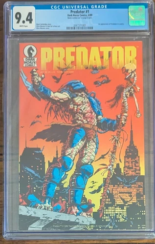 Predator #1 (1989, 1st Printing, 1st Appearance of Predator in Comics)  CGC 9.4