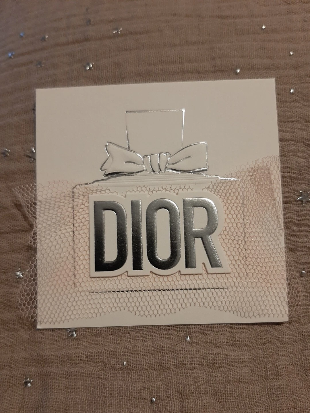 Carte Parfumée   Perfume Card . C. Dior  
