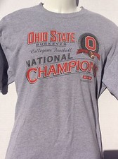 2002 National Collegiate Football Champions Ohio State Buckeyes t shirt sz Large