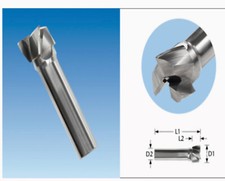 Dreizahn Planfräser Ø10–30 mm – für Holz, Alu, Kunststoff & Schaum