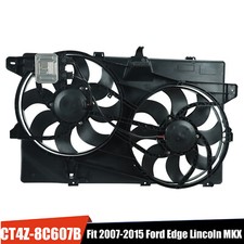 Radiator Condenser Cooling Fan For 2007-2015 Ford Edge Lincoln Mkx 7t4z8c607a Radiator Condenser Cooling Fan For 2007-2015 Ford Edge Lincoln Mkx 7t4z8c607a