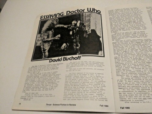 Vintage Thrust Science Fiction & Fantasy Review Magazine Fall 1980 #16 - Picture 7 of 12