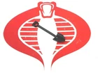 GI Joe Vehicle Night Landing Shovel 1985 Original Part