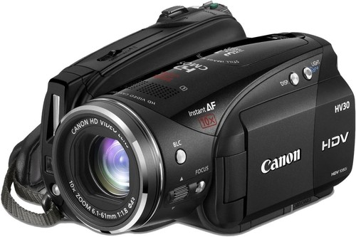 Canon Vixia HV30 SD / MiniDV camcorder - used, works - very nice camcorder