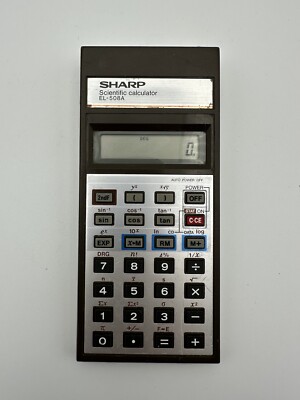 SHARP EL-508A Scientific Calculator Digital Electronic Handheld Japan VINTAGE