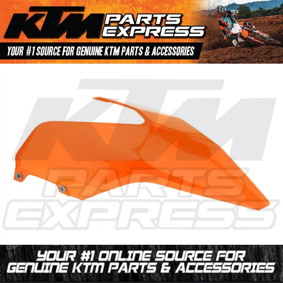 NEW OEM KTM FRONT SPOILER RIGHT SIDE ORANGE 200 390 DUKE 2017-2020 