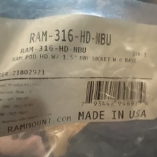 RAM -POD HD Rugged Universal Car, Truck, Van Mount System w/ Double Socket Arm