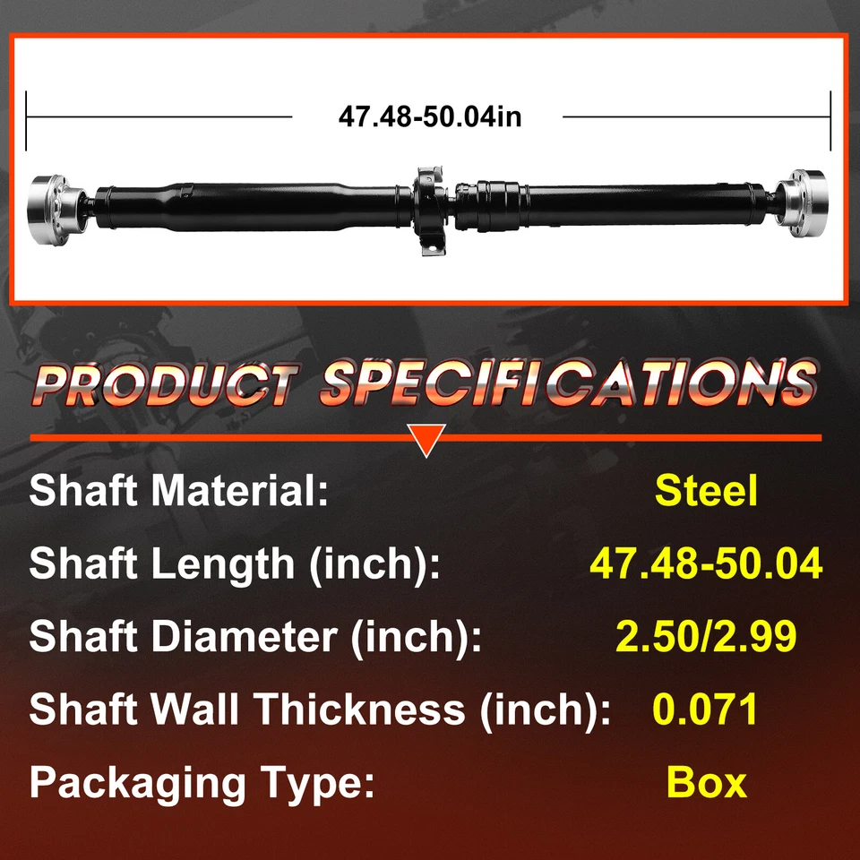 Rear Driveshaft Prop Shaft for Jeep Grand Cherokee 2012-2018 V8 6.4L 946-310 New Foto 4 de 4