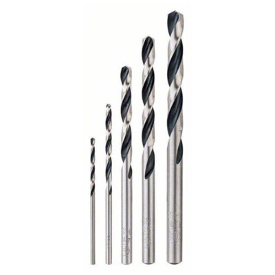 Bosch 2608577345 Drill Bit HSS Twist PointTeq 5 Piece Set