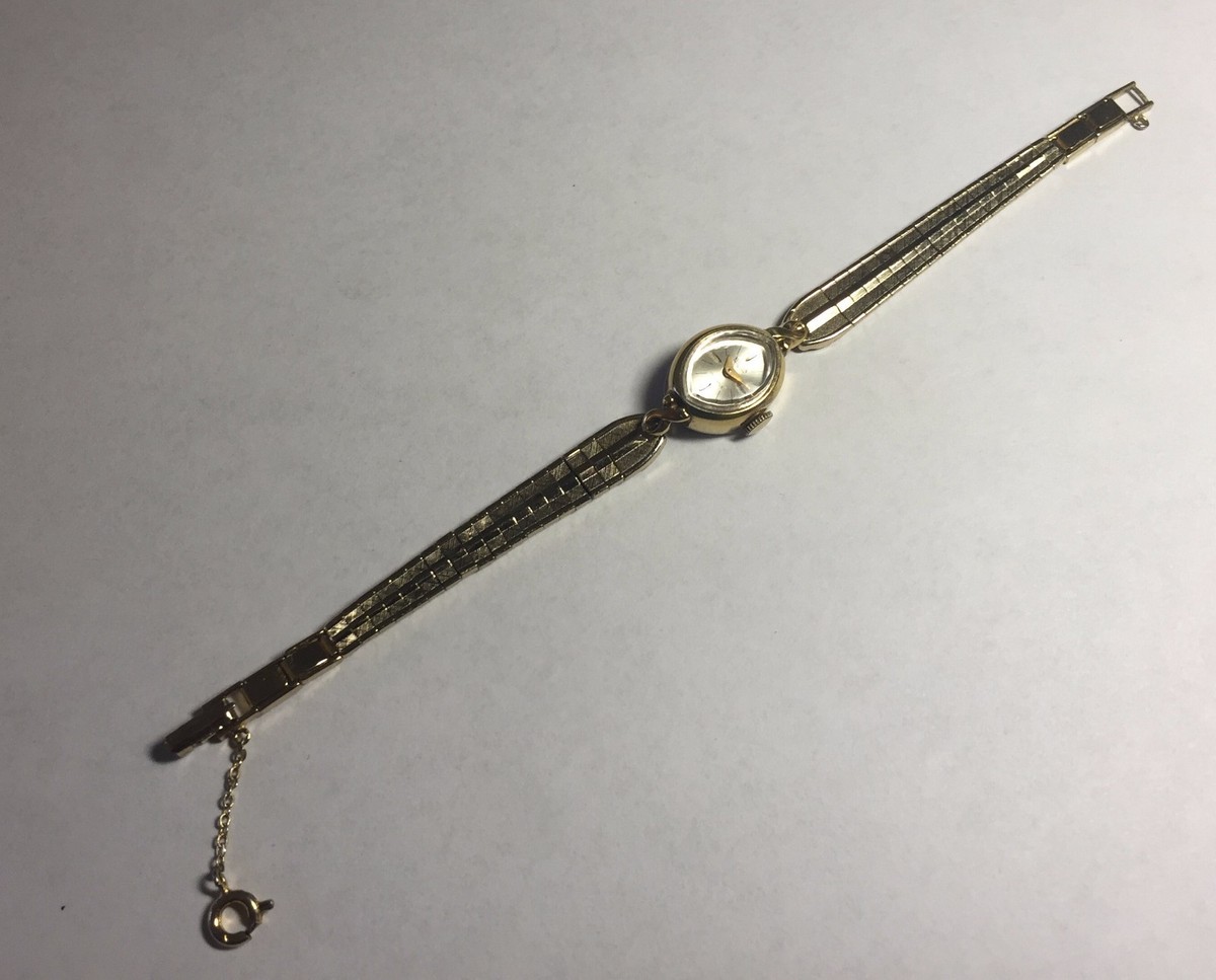 Montre Vintage Femme Vulcain Années 1960 - Mécanique Manuelle, 17 Bijoux, Boîtier Or 10K
