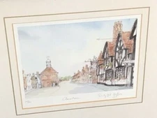 Signed Framed Dorothy Lloyd Griffiths Limited Edition Print Amersham