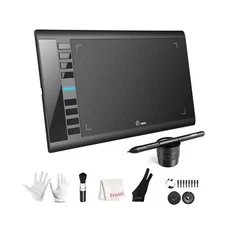 Graphics Drawing Tablet, UGEE M708 10 x 6 inch Large Drawing Tablet with 8 Ho...