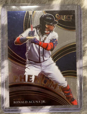 Ronald Acuna Jr Atlanta Braves Select 2021 Phenoms Prizm PH-7 + 5 BONUS Cards!!!