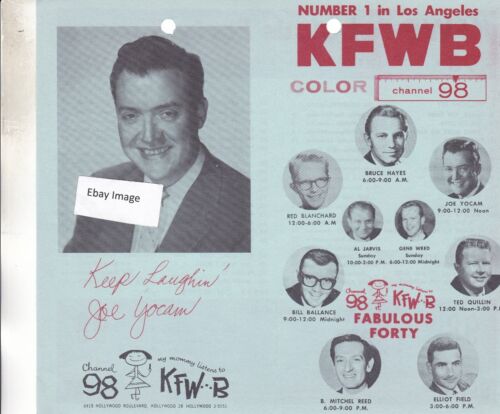 KFWB Los Angeles Top 40 Radio Music Survey 9-5-59 Bill Ballance  B. Mitchel Reed - 第 1/2 張圖片