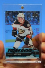 2016-17 Jacob Larsson UD YG Young Guns Clear Cut Acetate #495 Rookie RC
