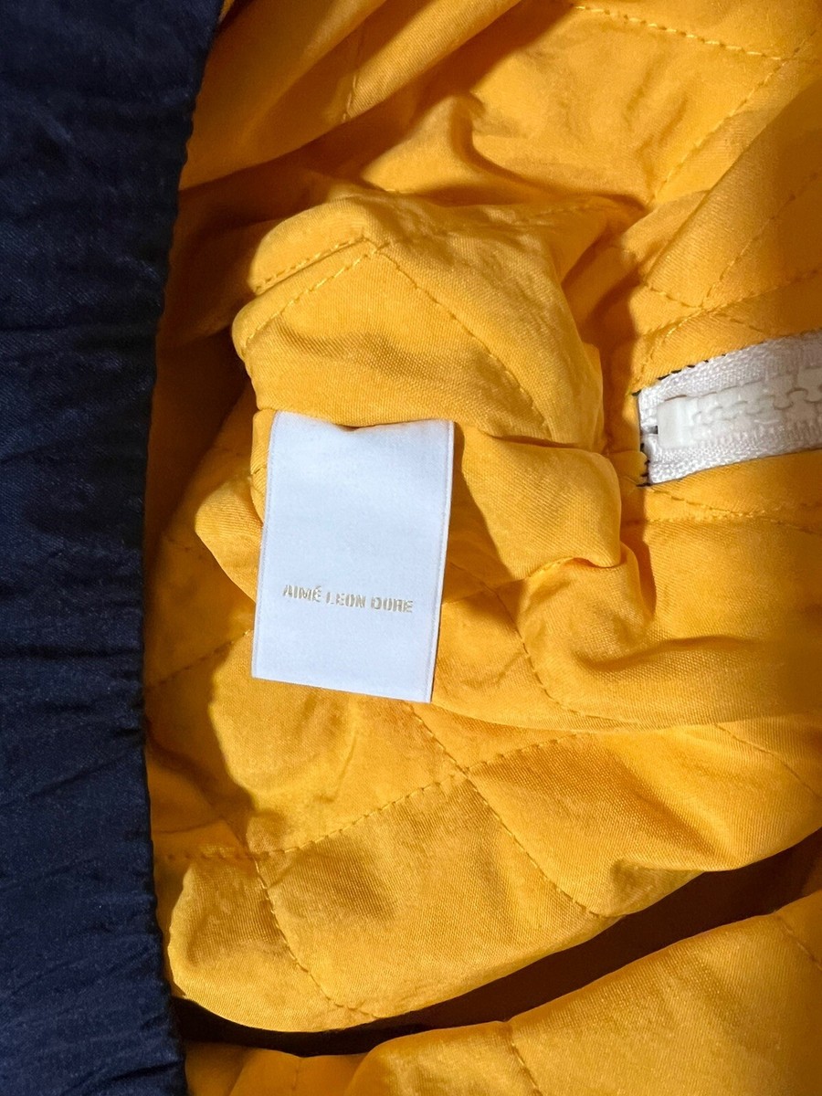 Aime Leon Dore ALD Collegiate Popover Jacket Sz XL Navy Aime Leon Dore ALD Collegiate Popover Jacket Sz XL Navy