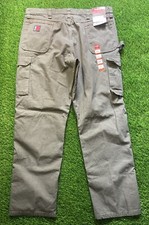 NWT Wrangler Riggs Workwear Men's Ripstop Ranger Cargo Pants 40x32 Dark Gray