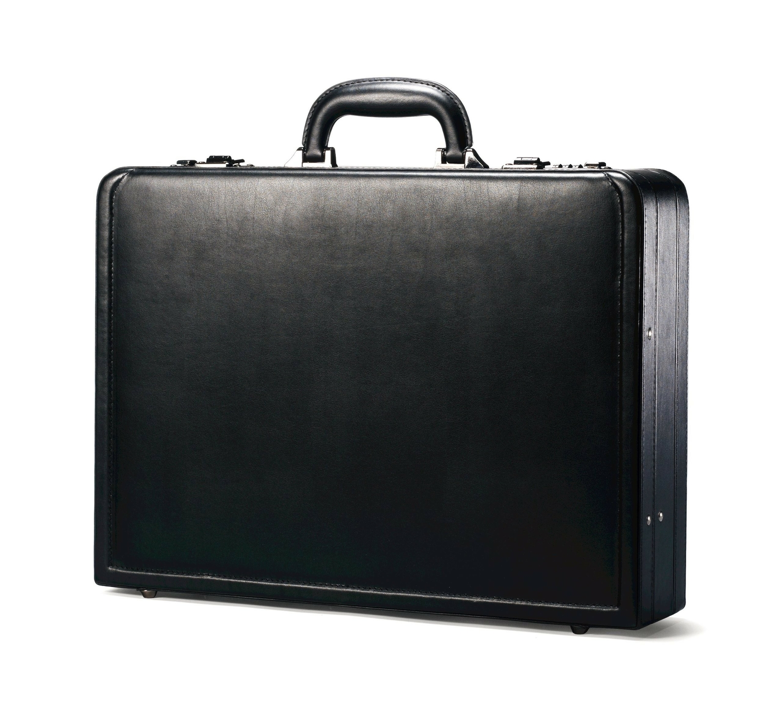 今ならほぼ即納 メンズ サムソナイト スーツケース Black Attache Leather Bonded バッグ スーツケース キャリーバッグ