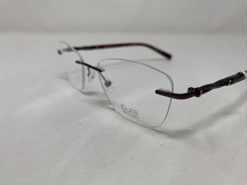 Airlock Pure TULA 203 505 52-18-140 Violet Rimless Metal Eyeglasses Frame LM55 - Picture 2 of 8