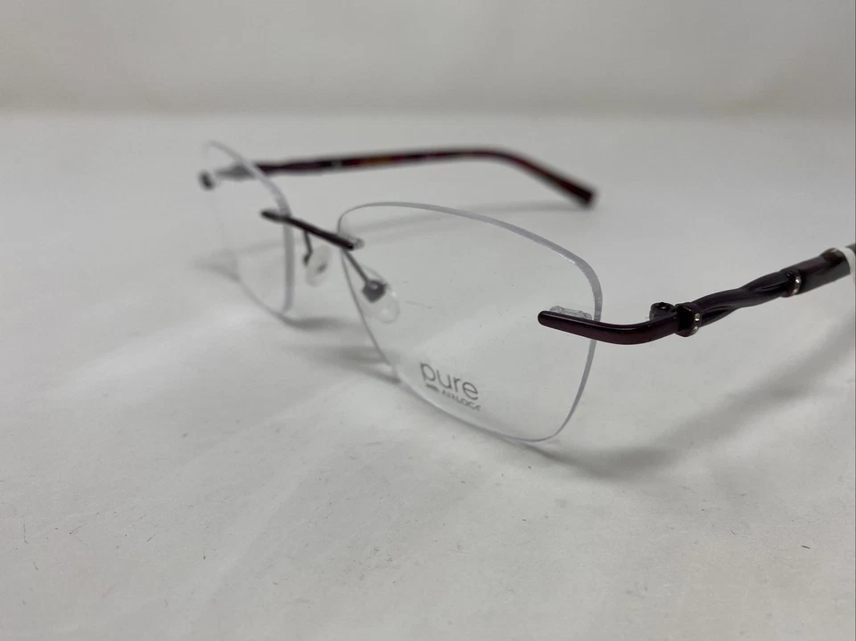Armação de óculos Airlock Pure TULA 203 505 52-18-140 violeta sem aro metal LM55 - Imagem 2 de 4