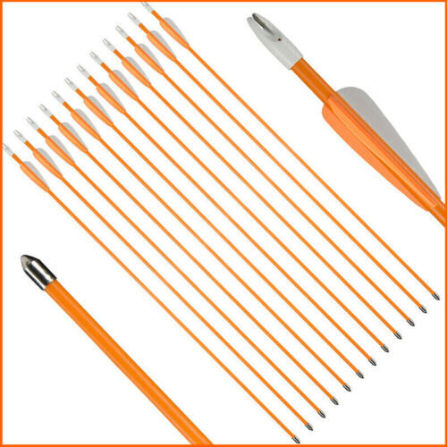 100 Ailettes NAP Quik Spin 2,25'' Performance Premium – Orange Fluorescent Pour Flèches De Chasse à L'Arc