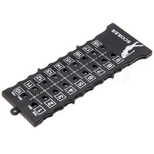 Black Golf 18 Hole Stroke Shot Putt Scoring Keeper Card Score Counter Key Chain