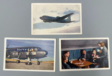 Vintage UNITED AIRLINES Airplane Advertising Postcards